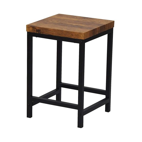 AIS ABX-700 Side Table, Brown, 11.8 x 11.8 x 17.3 inches (30 x 30 x 44 cm) For Cheap