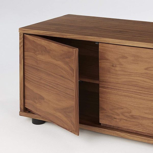 Muji 38917946 Stacking Cabinet, Wooden Doors (Left and Right Set), Walnut Wood, Thickness 1.0 x Width 15.2 x Height 14.4 inches (2.5 x 38.5 x 36.5 cm) Hot on Sale - Image 2
