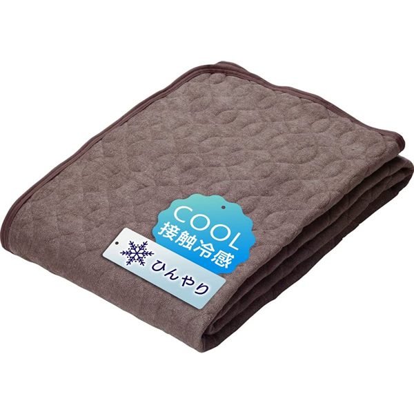 Iris Plaza Double Mattress Pad, Cool Touch, Naturally Derived 100 Rayon, Washable, Comfortable and Smooth Texture, Brown Online Hot Sale