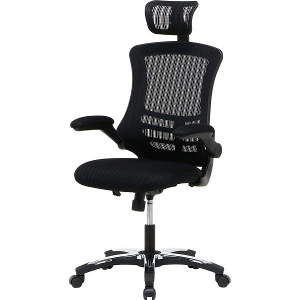 Fuji Boeki Master 3 82530 High Back, Office Chair, Desk Chair, Mesh, Breathable, Black, Back Storage Space Included, Elevating Function, Locking Function Online