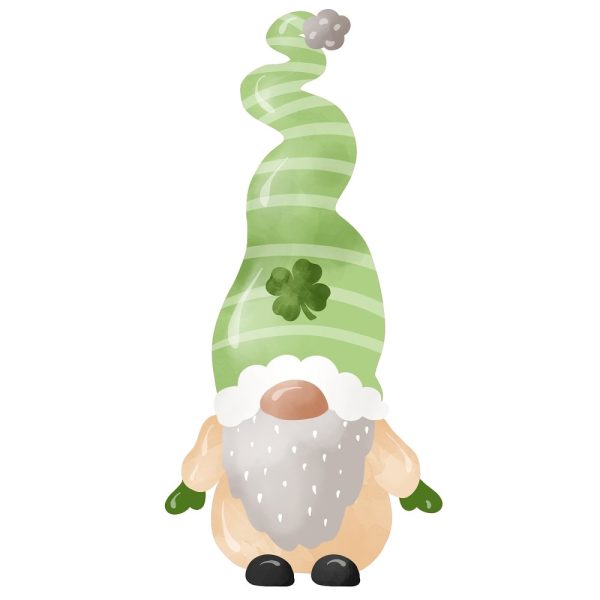 St Patrick s Day Gnomes #2 Fabric Panel For Sale