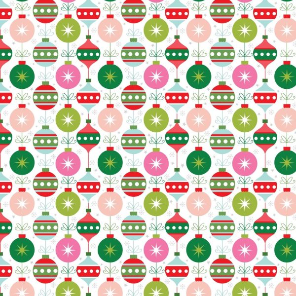 Packed Christmas Ornament Fabric - Multi For Discount